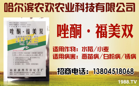 唑酮·福美双杀菌剂—小麦水稻的好帮手
