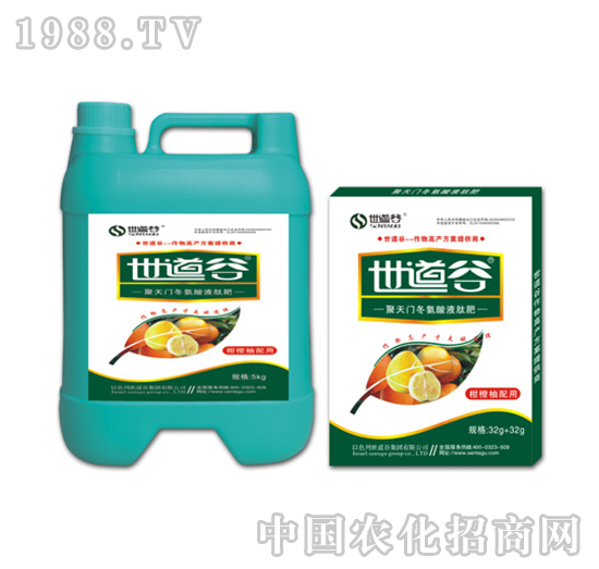 聚天门冬氨酸液肽肥-柑橙柚配用-世道谷
