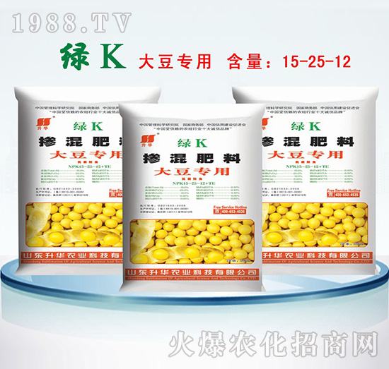 绿K大豆专用15-25-12-升华