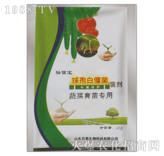 球孢白僵菌菌剂（蔬菜育苗专用）-壮苗宝-百恩生物
