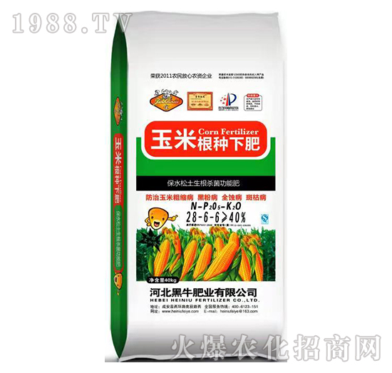 玉米根种下肥28-6-6-黑牛肥业