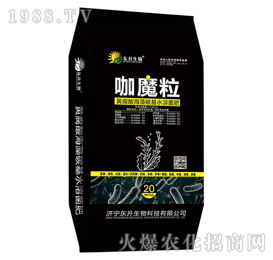 黄腐酸海藻碳基水溶菌肥（黑）-咖魔粒-东升生物