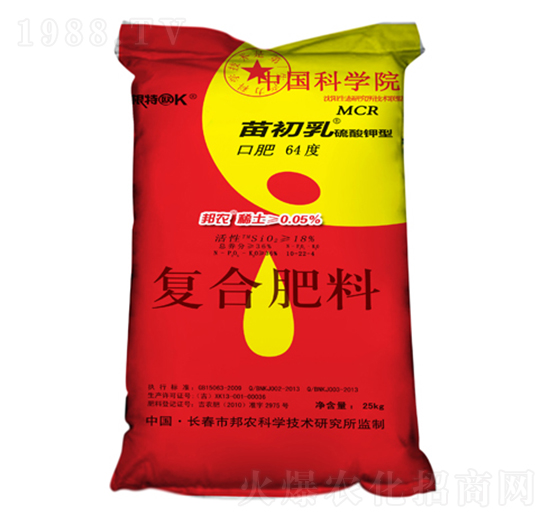 硫酸钾型复合肥料10-22-4-邦农科技
