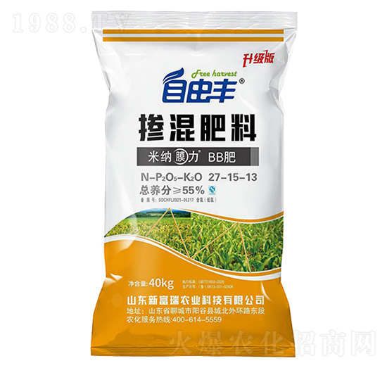 掺混肥料27-15-13-自由丰-锦化科技