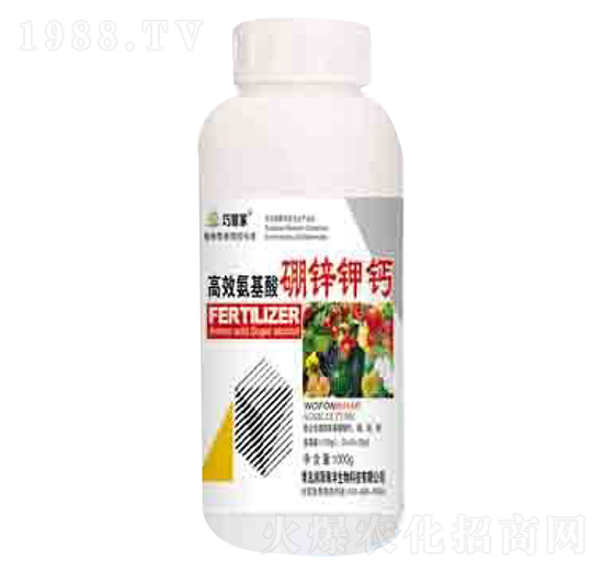 高效氨基酸硼锌钾钙 巧管家 润泽