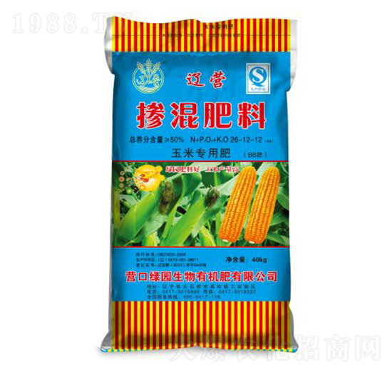 玉米专用掺混肥料26-12-12-绿园