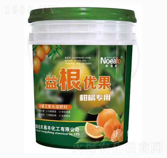柑橘专用微量元素水溶肥料-益根优果-农易丰