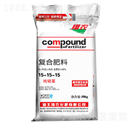 纯硫基复合肥料15-15-15-翔农化肥