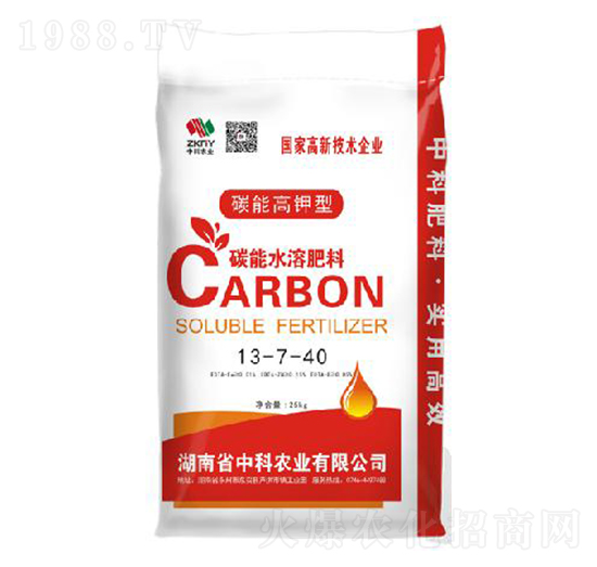 碳能高钾型水溶肥13-7-40-中科农业