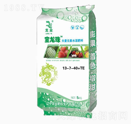 宝龙珠大量元素水溶肥料13-7-40+TE-龙业肥料
