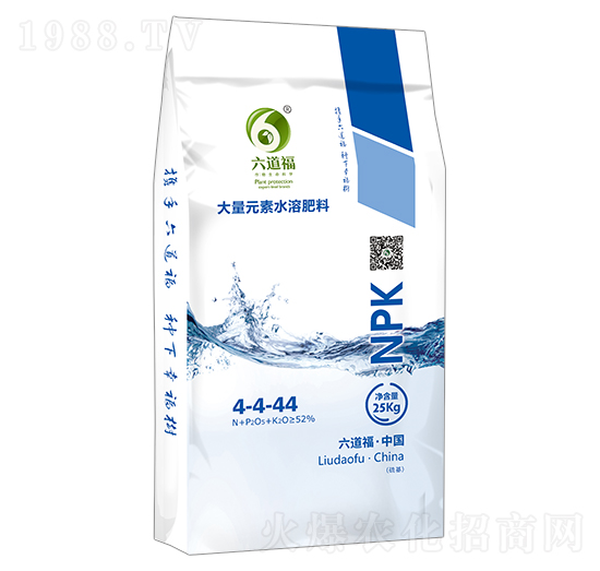 硫基大量元素水溶肥料4-4-44-六道福