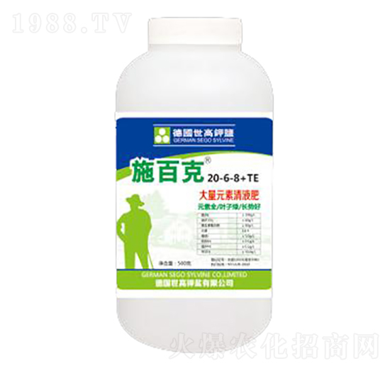 高氮清液肥20-6-8+TE-施百克-世力高生物