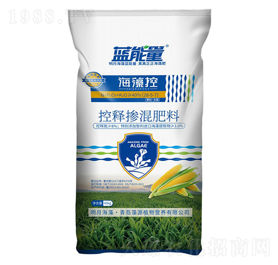 控释掺混肥料28-5-7-海藻控-蓝能量-藻源植物