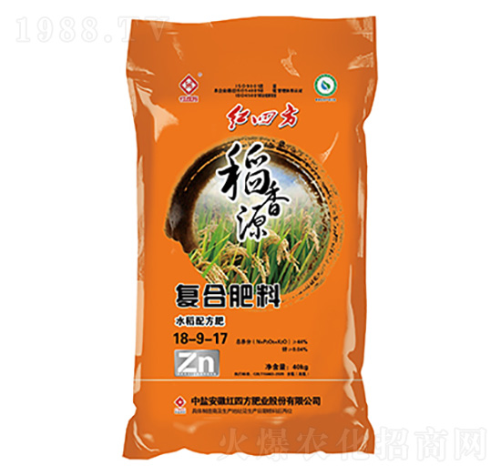 水稻专用复合肥料18-9-17-稻香源-红四方