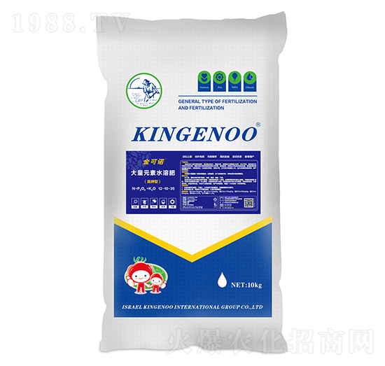 10kg高钾型大量元素水溶肥料13-8-38-金可诺