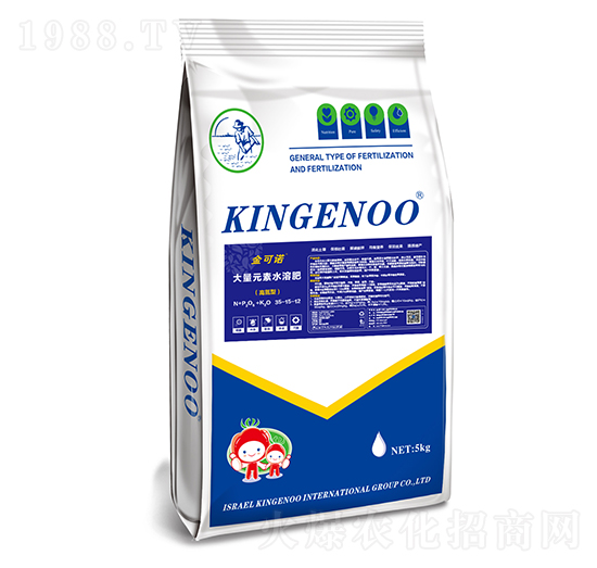 5kg高氮型大量元素水溶肥料35-15-12-金可诺
