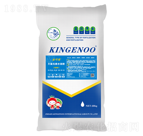 10kg高氮型大量元素水溶肥料32-10-12-金可诺