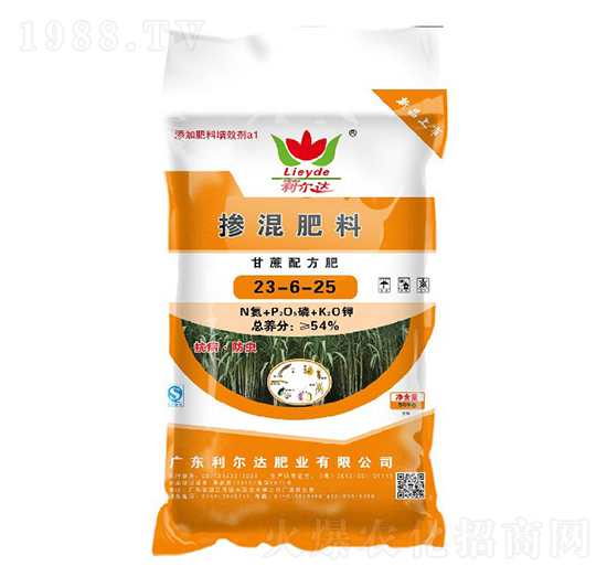 甘蔗配方掺混肥料23-6-25-利尔达肥业