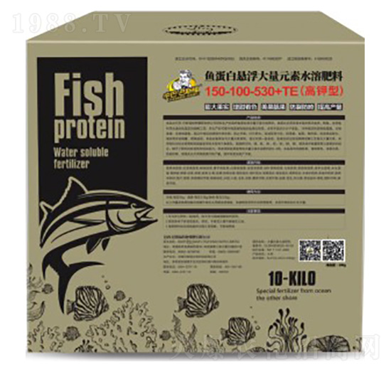 鱼蛋白悬浮大量元素水溶肥料150-100-530+TE(高钾型)-巴斯福