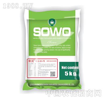 5kg高钾型大量元素水溶肥料12-6-42+TE-索沃