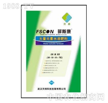 菲斯康高氮水溶肥料30-10-10