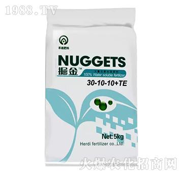 高氮型大量元素水溶肥料30-10-10+TE-掘金-禾迪