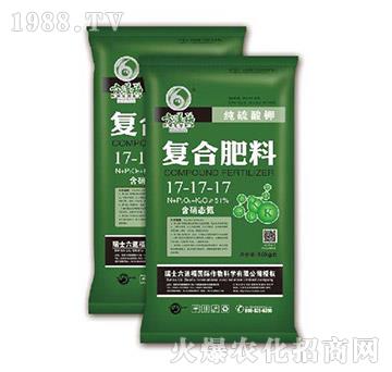 50kg纯硫酸钾复合肥料17-17-17-六道福