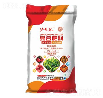 果蔬茶适用复合肥料24-8-8-泸天化