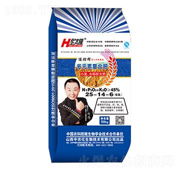 小麦水稻专用多元素复合肥25-14-6-华太隆